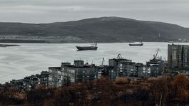 Murmansk, Rusko, prístav