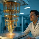 Kvantový počítač - obrázok vytvorený AI