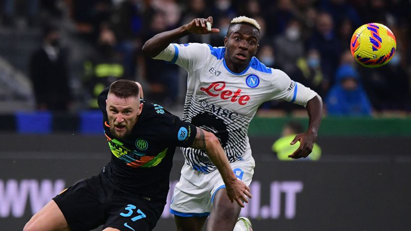 Milan Škriniar, Victor Osimhen