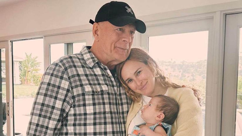 Rumer Willis s dcérkou Louettou a jej otcom -...