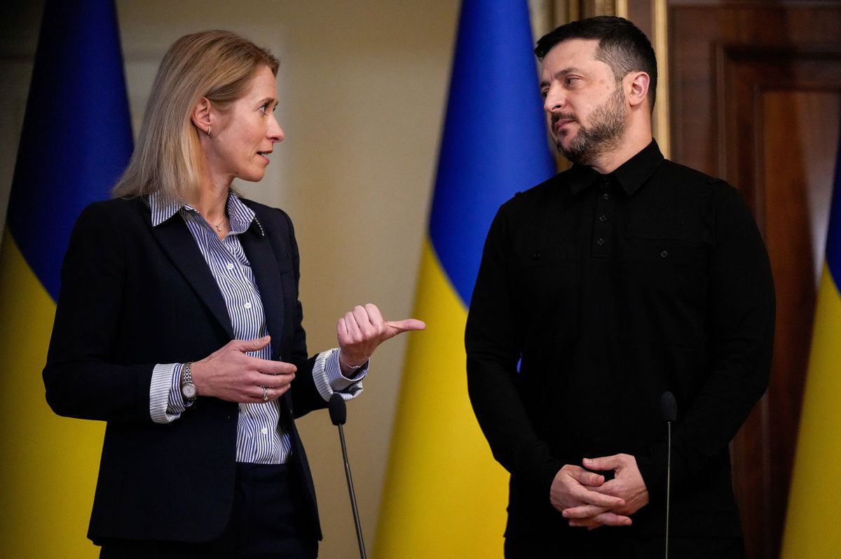 Volodymyr Zelenskyj, Kaja Kallasová