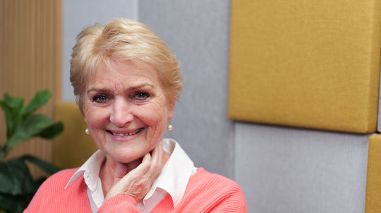 Herečka Ľudmila Mandžárová na návšteve v...