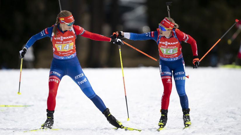 štafeta Slovensko biatlon