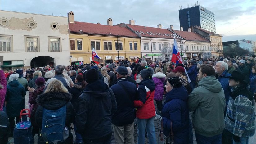 Košice protest progresivizmus