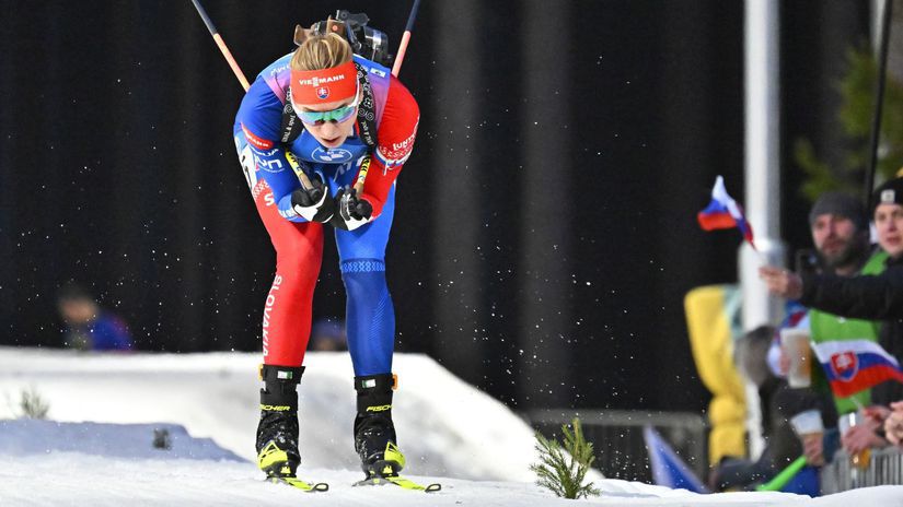 ČR Nové Mesto na Morave Biatlon kuzminová