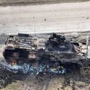 Zničená vojenská technika v Ukrajine