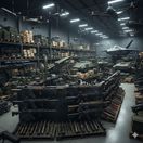 Arzenál plný zbraní - obrázok vytvorený AI