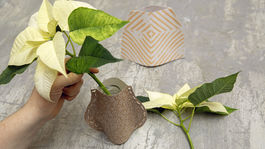 vianočná ruža, dekorácia, vianoce, váza, krok za krokom, urob si sám, projekt, tapeta, výroba, ako na to, 6