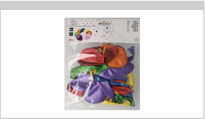 Nebezpečné balóny z TEDi