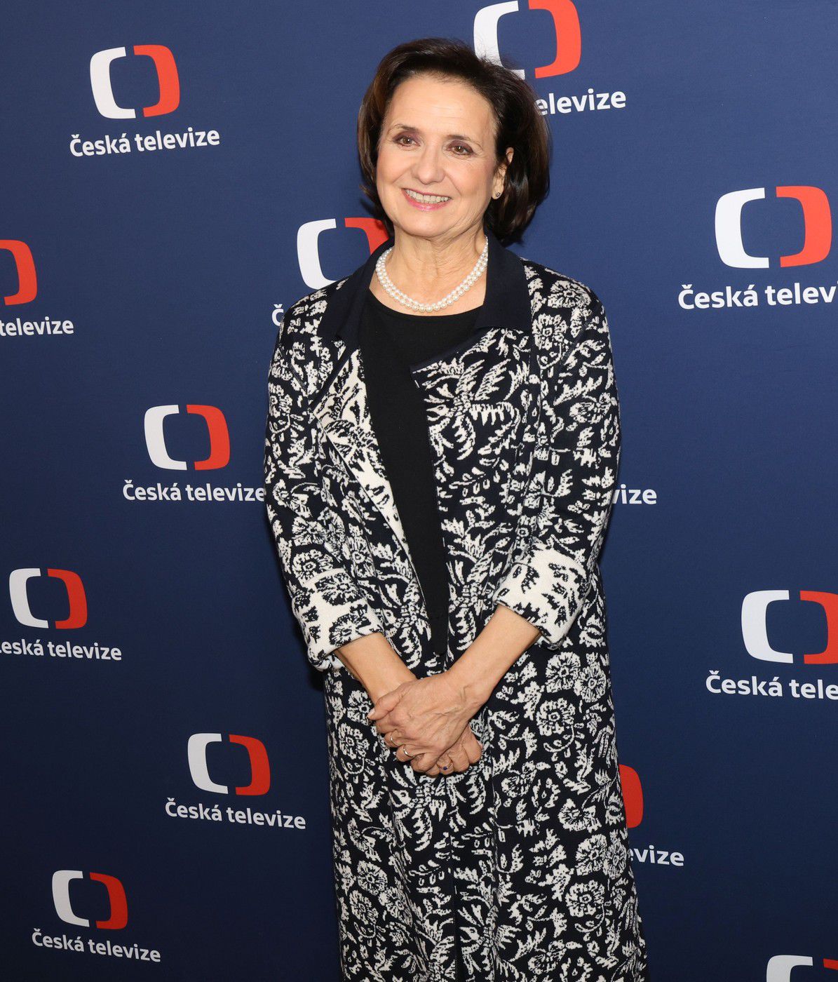 Herečka Veronika Freimanová na predstavení...