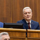 Predseda poslaneckého klubu Hlas Róbert Puci a poslanec Ján Ferenčák