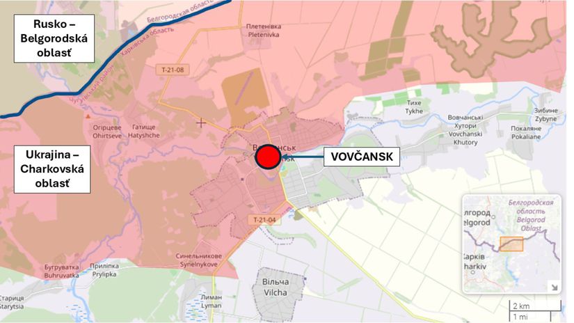 Vovčansk, Ukrajina - situácia k 2. decembru...