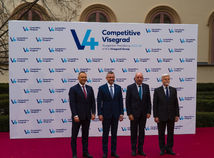 Maďarsko SR V4 prezidenti summit Pellegrini Ostrihom