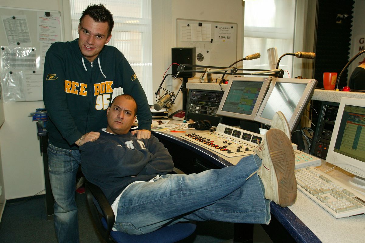 Leoš Mareš, Patrik Hezucký v roku 2004.