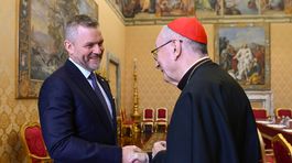 Pápež prijal prezidenta SR Petra Pellegriniho. 