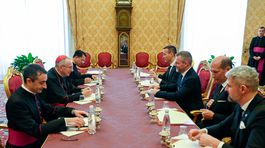 Pápež prijal prezidenta SR Petra Pellegriniho