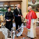 Pápež prijal prezidenta SR Petra Pellegriniho