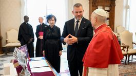 Pápež prijal prezidenta SR Petra Pellegriniho