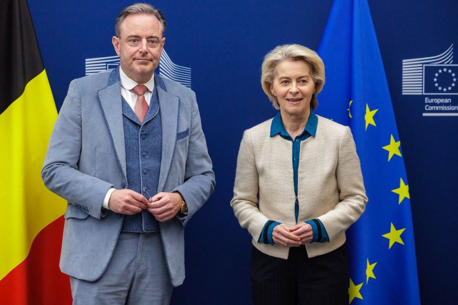 Bart De Wever, Ursula von der Leyen