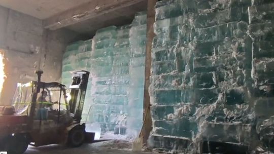 čína, ľadové kocky, zima