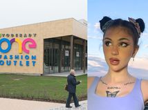 Nákupé centrum Voderandy a influencerka Ema Lacová.