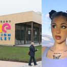 Nákupé centrum Voderandy a influencerka Ema Lacová.