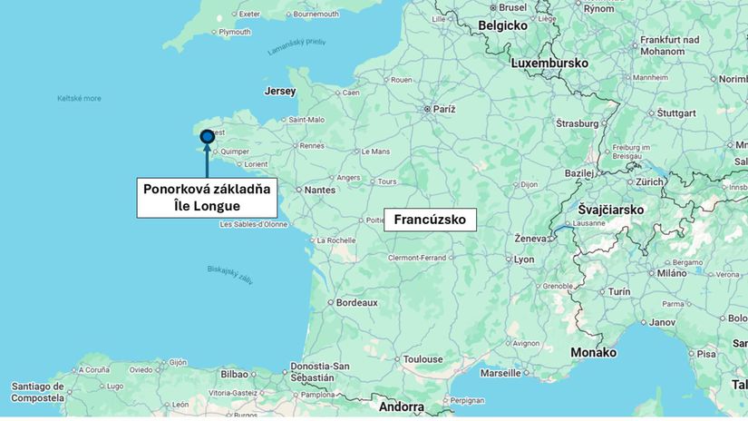 Ponorková základňa Ile Longue, Francúzsko