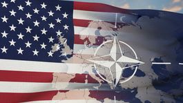 Vlajky USA a NATO
