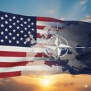 Vlajky USA a NATO