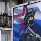 Rusko, Petrohrad, ruská armáda, billboard