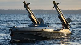 Rusko, Ukrajina, vojna, Čierne more, Námorný dron  Magura V7, pozemný dron, robot