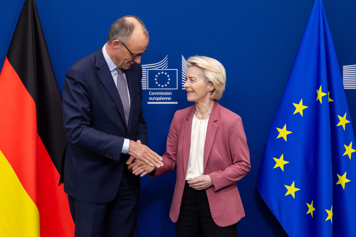 Ursula von der Leyenová, Friedrich Merz