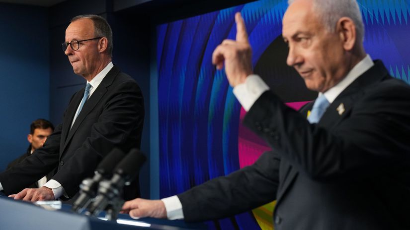 Benjamin Netanjahu / Friedrich Merz /