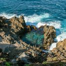 Charco De La Laja - prírodné kúpalisko, San Juan de la Rambla na Tenerife.