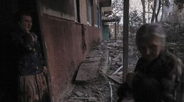 Ukrajina, Rusko, dronový a raketový útok, vojna, Kyjev, zničené budovy, bombardovanie, civilisti, AP,