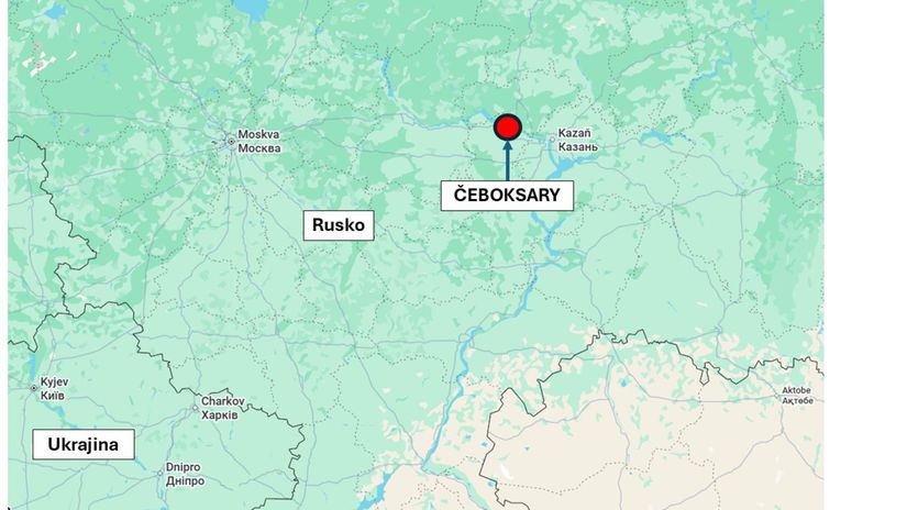 Čeboksary - hlavné mesto Čuvašska, Rusko...