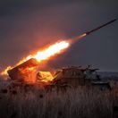 Ukrajinský raketomet v akcii