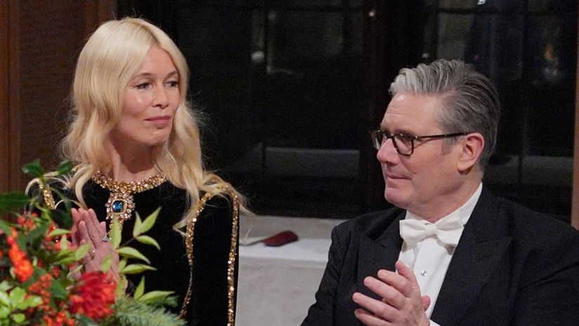 Claudia Schiffer, Keir Starmer