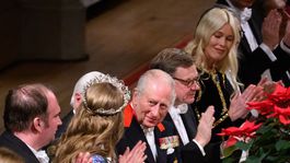 Claudia Schiffer na hrade Windsor