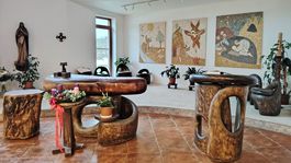 kaplnka, mozaiky, kláštor, Kremnické Bane