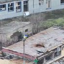 Pokrovsk, ukrajinská vlajka, vojna