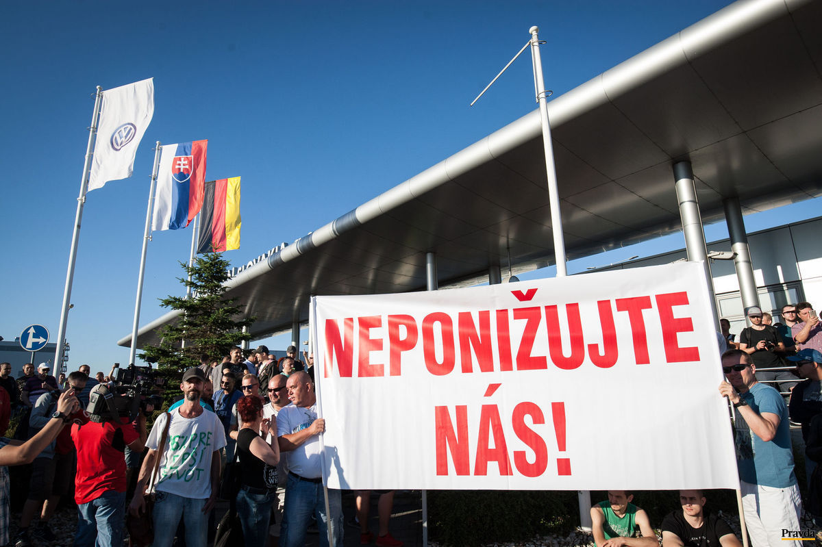 Odbory v bratislavskom Volkswagene sú, na...