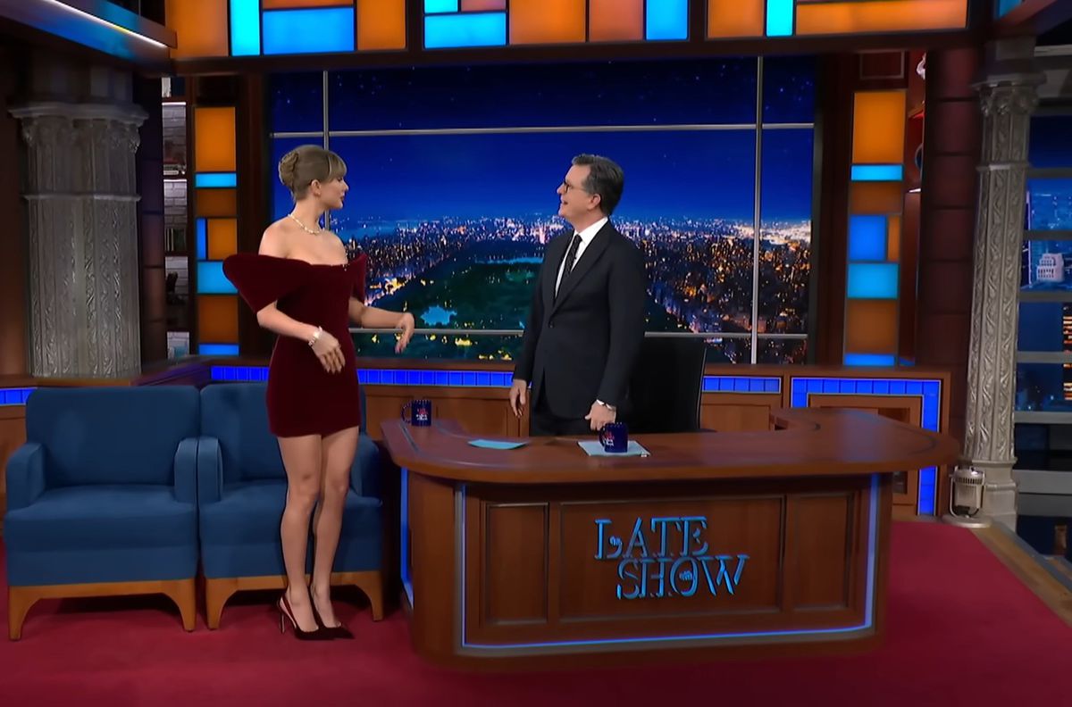 Taylor Swift v šou The Late Show With Stephen...