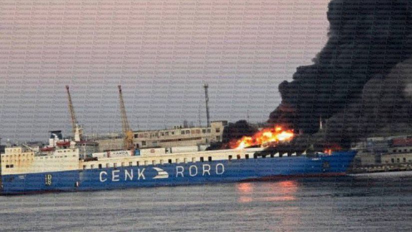 turecká loď  ruský útok
