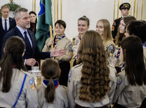 Betlehemské svetlo, prezident, skauti, Peter Pellegrini