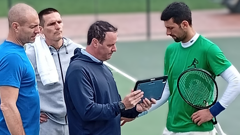 Mark Kovacs, Novak Djokovič