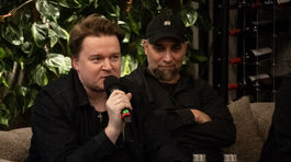 Petr Kolečko (vľavo) a režisér Jonáš Karásek