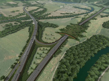 Vizualizácia zámeru D1 úsek Turany - Hubová