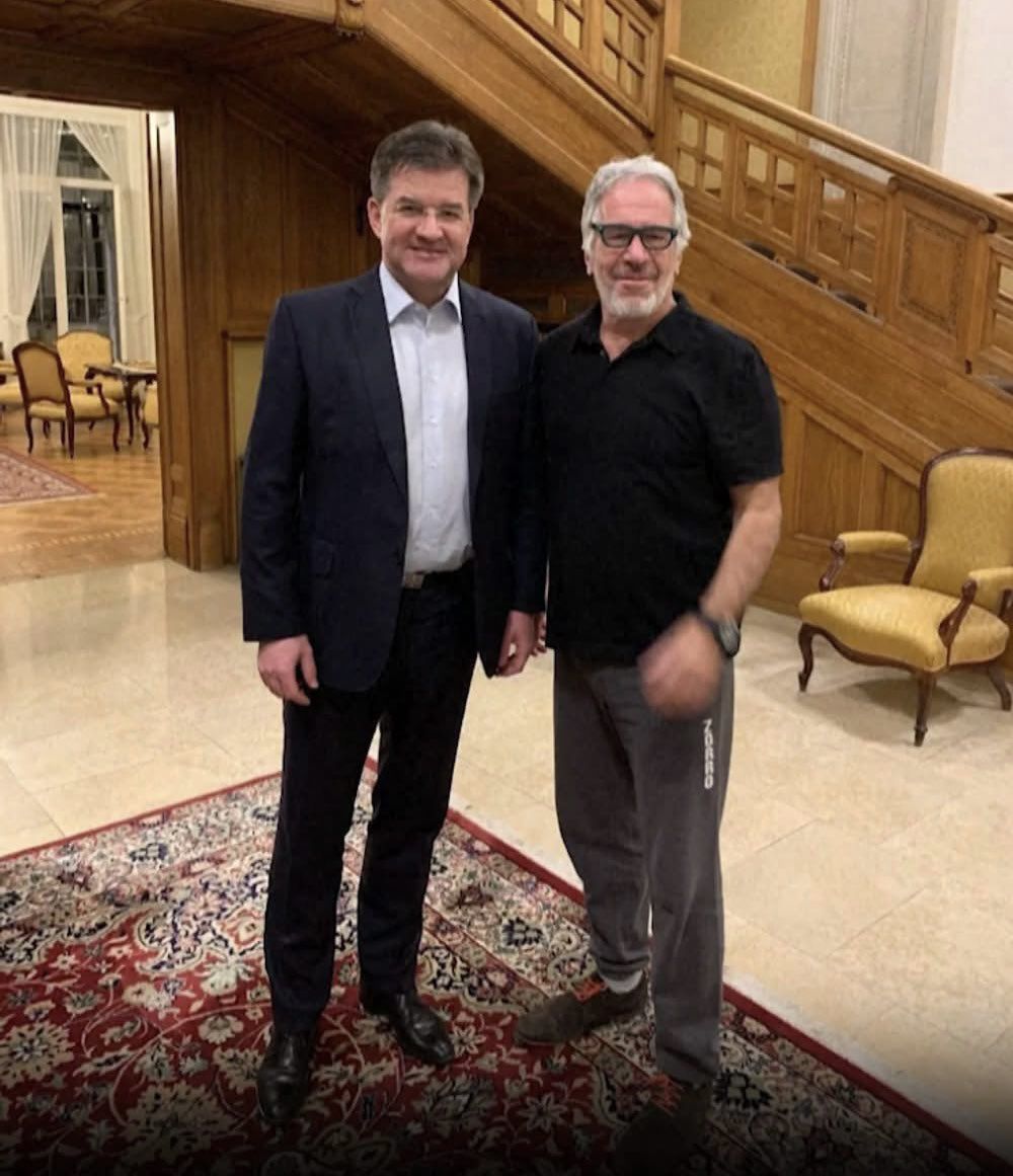 Miroslav Lajčák a Jeffrey Epstein