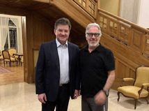 Miroslav Lajčák a Jeffrey Epstein